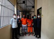 Dua Tersangka Kasus Korupsi APBDes Simpang Rimba Resmi Ditahan Ditreskrimsus Polda Babel