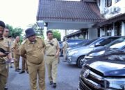 Pj Bupati M Haris Cek Kendaraan Dinas Lingkup Pemda Bangka