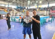 Vella Delvia Atlet tinju bersama Coach Anton di GOR Flobanmora kupang NTT.Dok Ist