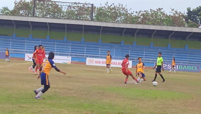 Tim Sepak Bola Putri Bangka Belitung Cetak 12 Gol dalam Pertandingan Melawan Tim Sumsel