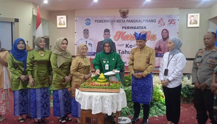 Perayaan Hari Ibu Ke 95 Di Pemkot Pangkalpinang Berlangsung Meriah