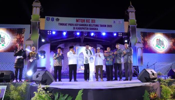 Penutupan Meriah: Kabupaten Bangka Sabet Gelar Juara Umum di MTQH ke XII