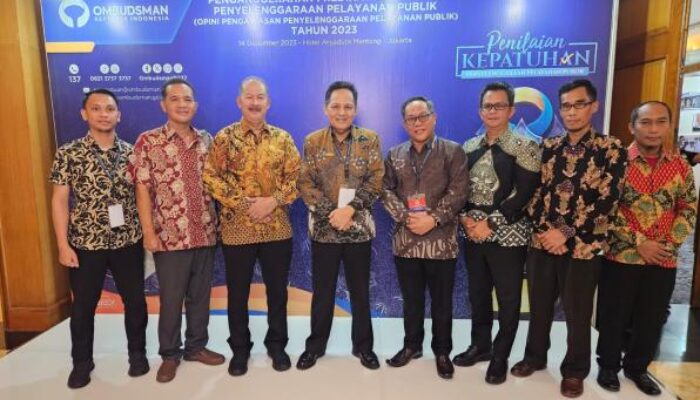 Pemkab Bangka Cetak Prestasi dengan Penghargaan Kepatuhan Penyelenggaraan Pelayanan Publik