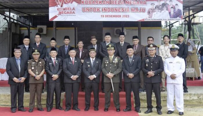 Upacara Hari Bela Negara 2023 dan Makna di Kabupaten Bangka Barat