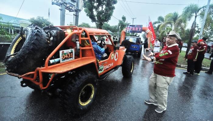HUT MJC dan Kodim 0431 Diisi Adventure Offroad dan Baksos