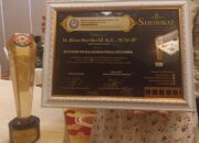 Bupati Riza Herdavid Raih Penghargaan Prestisius dari KPID Babel