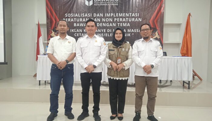 Bawaslu Pangkalpinang Gelar Sosialisasi Peraturan Dan Jadwal Iklan Kampanye Media Massa