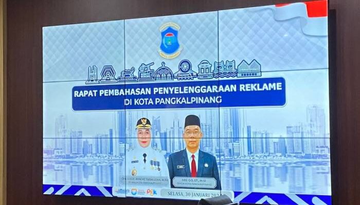 Pemkot Pangkalpinang Membentuk Tim Terpadu Reklame