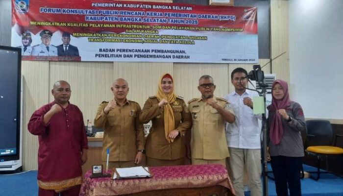 Pemkab Bangka Selatan Gelar Forum Konsultasi Publik RKPD 2025