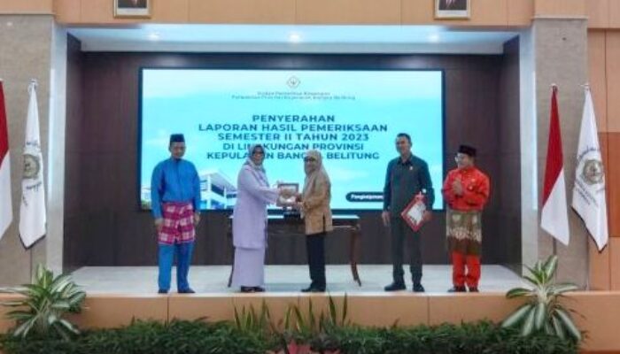 Pemkot Pangkalpinang Terima Laporan Hasil Pemeriksaan Semester II 2023 dari BPK RI