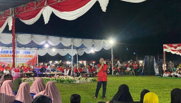 Masyarakat Desa Payung Sambut Antusias Program AIK BAKUNG