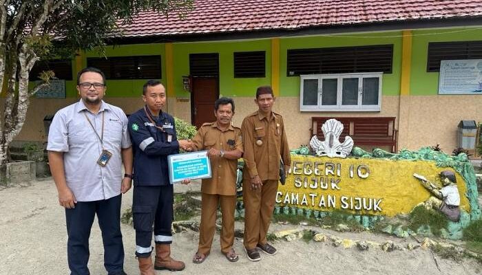 PT Timah Bantu Pembangunan Kantin di SDN 10 Sijuk, Kabupaten Belitung