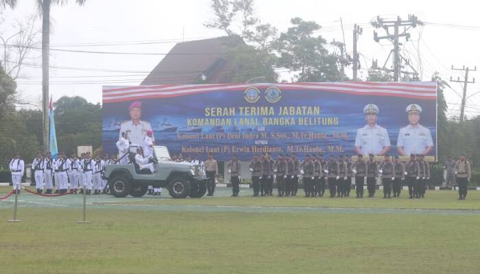 Kolonel Laut (P) Erwin Herdianto Jabat Danlanal Babel