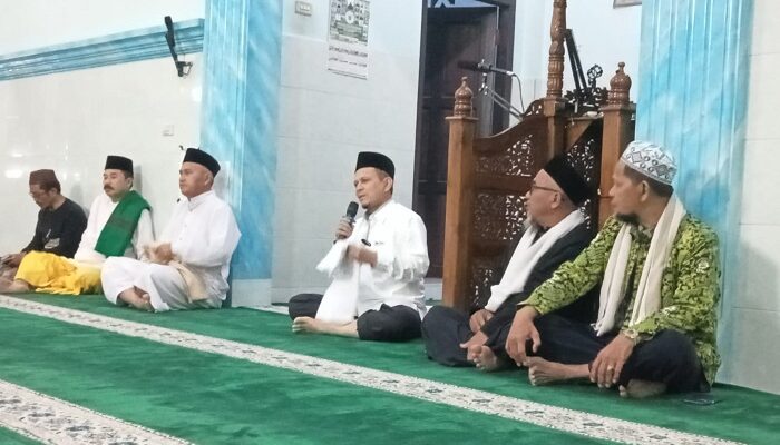 Silaturahmi PW DMI Aceh di Masjid Al Hidayah Tuatunu