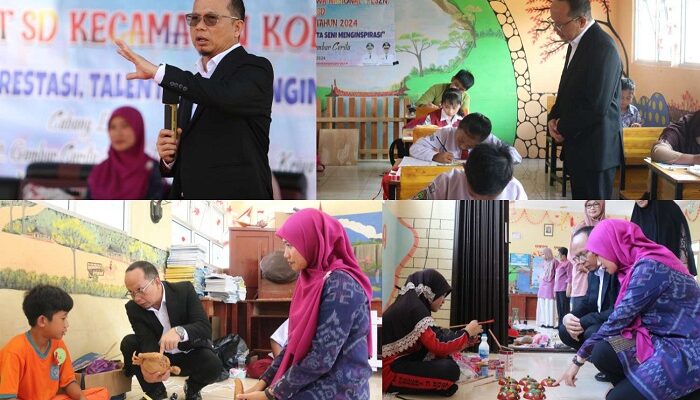 Peserta FLS2N Tingkat SD se-Kecamatan Koba Tampil Percaya Diri