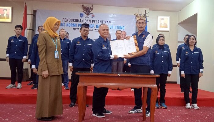 Pengukuhan dan Pelantikan Pengurus KORMI Babel