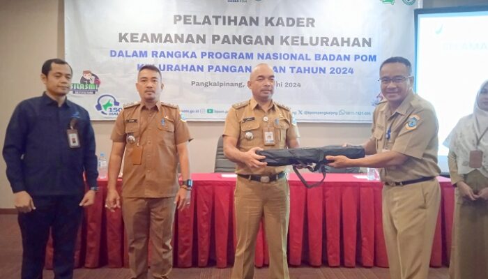 Plt Asisten II Juhaini Buka Pelatihan Kader Keamanan Pangan