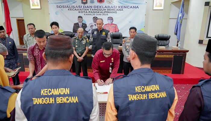 Pemkot Pangkalpinang Deklarasi Kecamatan Tangguh Bencana