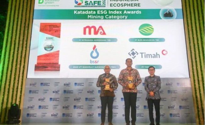 PT Timah Tbk Raih Katadata ESG Index Award 2024