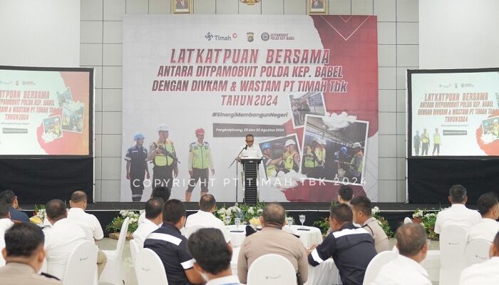 PT Timah dan Polda Babel Gelar Latihan Peningkatan Kemampuan Bersama