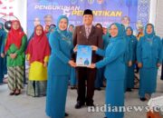 Pj Wako Budi Utama Resmi Lantik Yuniar Putia Rahma sebagai Pj Ketua Tim Penggerak PKK