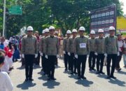 PT Timah Raih Juara Satu Lomba Gerak Jalan Pemkab Babar