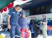 Warga Batu Belubang Antusias Berobat di Mobil Sehat PT Timah