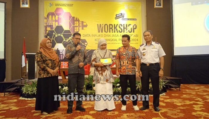 Wakili Pj Wako, Akhmad Subekti Buka Kegiatan Workshop BPS kota Pangkalpinang