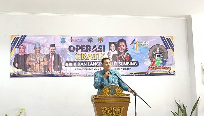 RSUD Depati Hamzah Pangkalpinang Gelar Operasi Bibir Sumbing Gratis