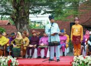 Budi Utama Pimpin Upacara HUT kota Pangkalpinang Ke-267 di Museum Timah