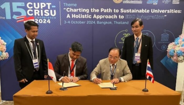 UBB Jalin Kerjasama Global Dengan Dua University di Bangkok