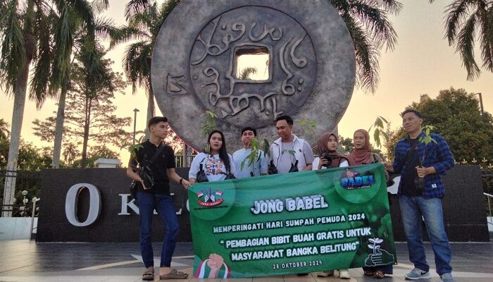 Memperingati Hari Sumpah Pemuda: Jong Babel Adakan Pembagian Bibit Gratis untuk Tingkatkan Kesadaran Lingkungan