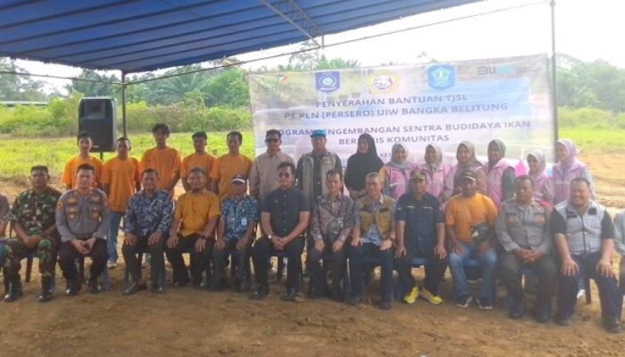 PLN UIW Bangka Belitung Dukung Pengembangan Budidaya Ikan Berbasis Komunitas