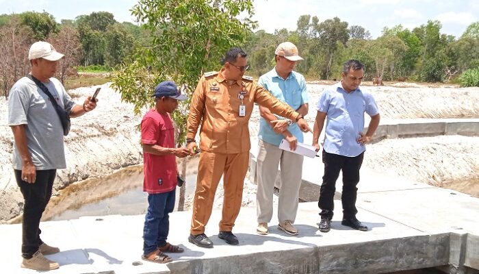 Pj Wako Budi Utama Tinjau Pembangunan Long Segmen & BroadWalk Pantai Pasir Padi