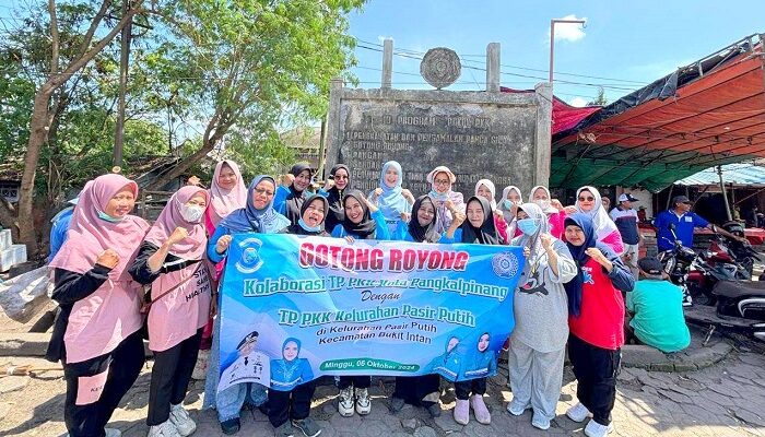 Aksi TP PKK Pangkalpinang di Pasar Ratu Tunggal