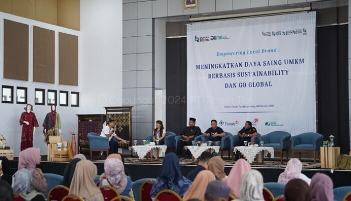 PT Timah Dorong Kemajuan UMKM, Dukung Kegiatan Workshop Empowering Local Brand Bersama Rumah BUMN Bangka Belitung