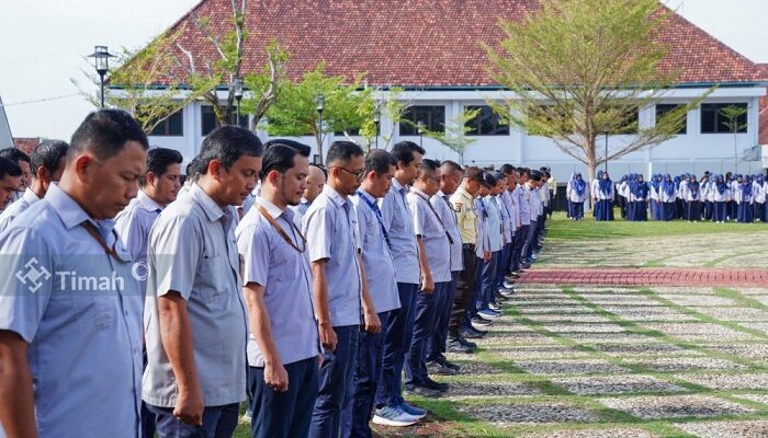 Karyawan PT Timah Gelar Upacara Peringati Hari Kesaktian Pancasila