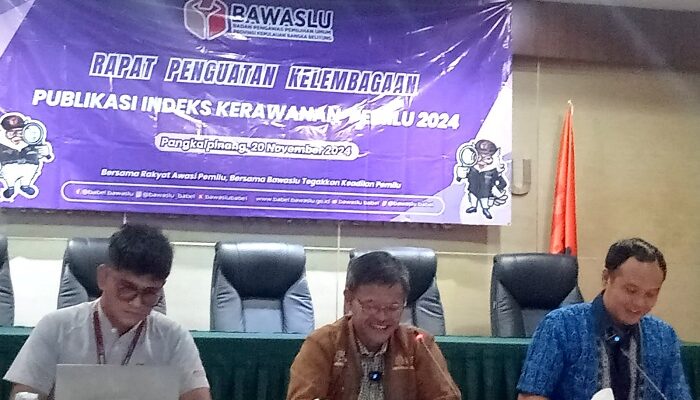 Bawaslu Babel Mitigasi Kerawanan di TPS