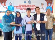 Pj Wako Budi Utama  Uji Coba Makan Siang Bergizi di SDN 14 dan SMPN 4 Pangkalpinang
