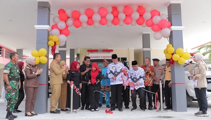 Pj Gubernur Sugito Resmikan Gedung PSC 119 Sepintu Sedulang