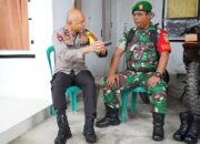 Momen Akrab Kapolda Babel Bincang Dengan Babinsa Saat Cek TPS