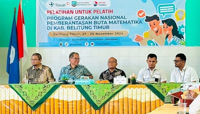Tingkatkan Kompetensi Guru di Belitung Timur, PT Timah Tbk Gelar Pelatihan Program Gernas Tastaka 