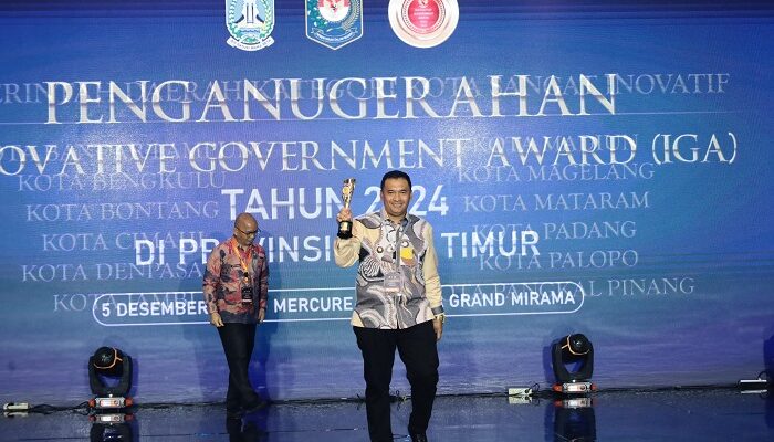 Kota Pangkalpinang Kembali Raih Penghargaan Inovatif Government Award 2024 dari Kemendagri