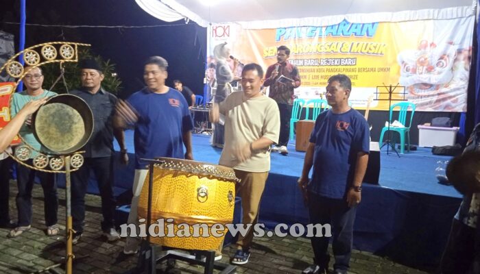 Penjabat (Pj) Walikota Pangkalpinang Apresiasi Pagelaran Seni Barongsai dan UMKM