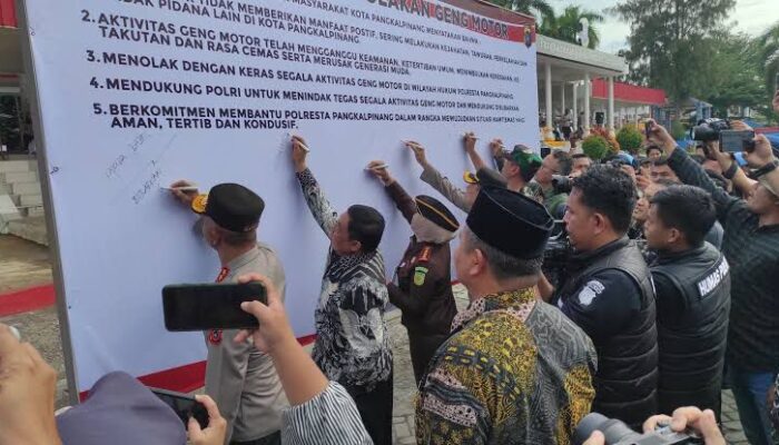 Honda Babel Hadiri Apel Deklarasi Tolak Geng Motor