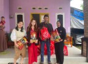 Salurkan Puluhan Sembako, Honda Babel Bantu Korban Angin Puting Beliung