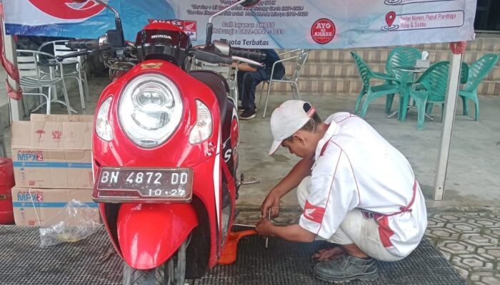 Peduli Konsumen Terdampak Banjir, Honda Babel Berikan Layanan Service Gratis