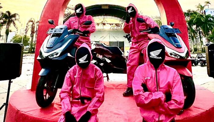 Sensasi Squid Game di Pangkalpinang, Honda Babel Sukses Jual Ratusan Motor Honda PCX
