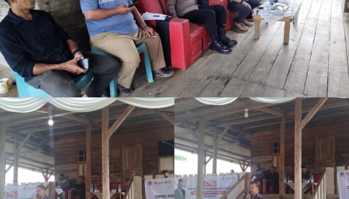 Anggota DPRD Babel Fraksi PDIP dan Gerindra Serap Aspirasi Masyarakat Desa Petaling Banjar