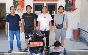 Nekad Mencuri Ban Bekas dengan Motor Plat Merah, Ronal Ditangkap Tim Buser Naga